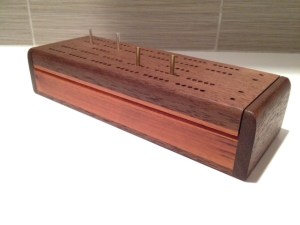 handmade cribbage board